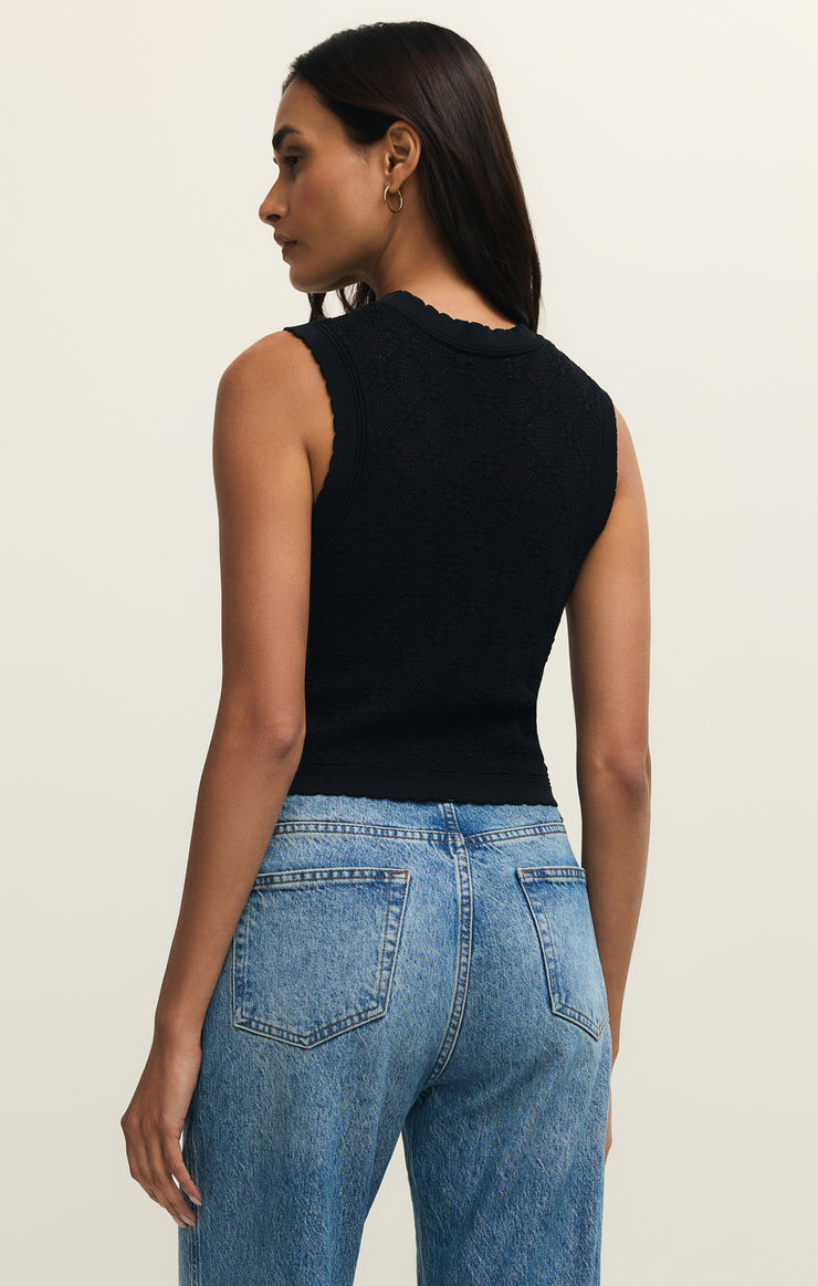 Ramona Cropped Sweater Tank