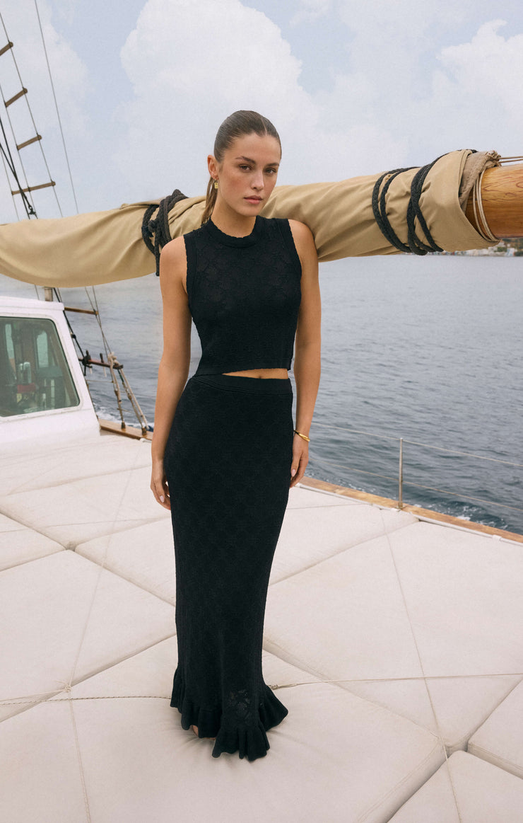 Ramona Cropped Sweater Tank