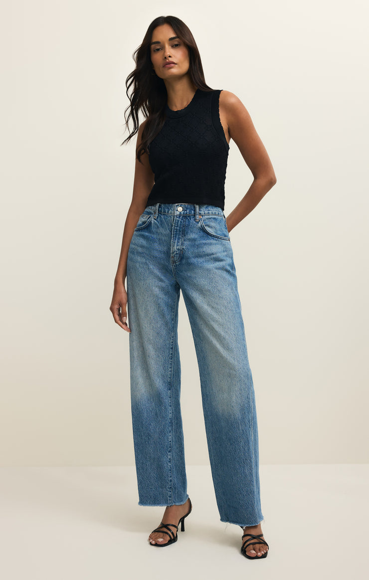 Ramona Cropped Sweater Tank