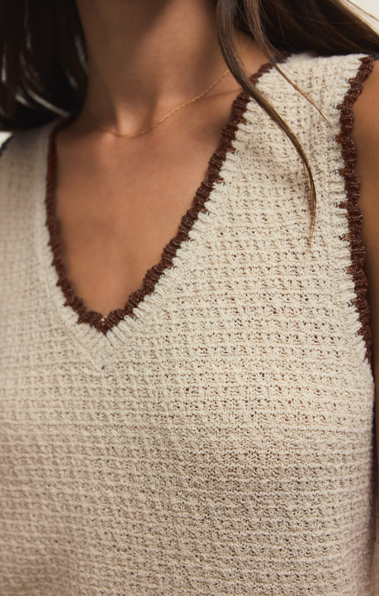 Sweaters Yessenia Whipstitch Tank Linen