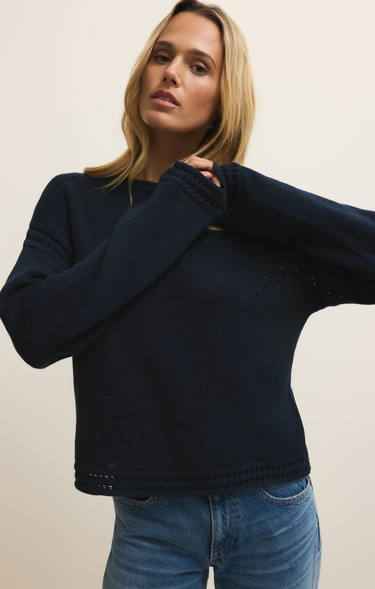 Sweaters Bellami Crochet Sweater Eclipse
