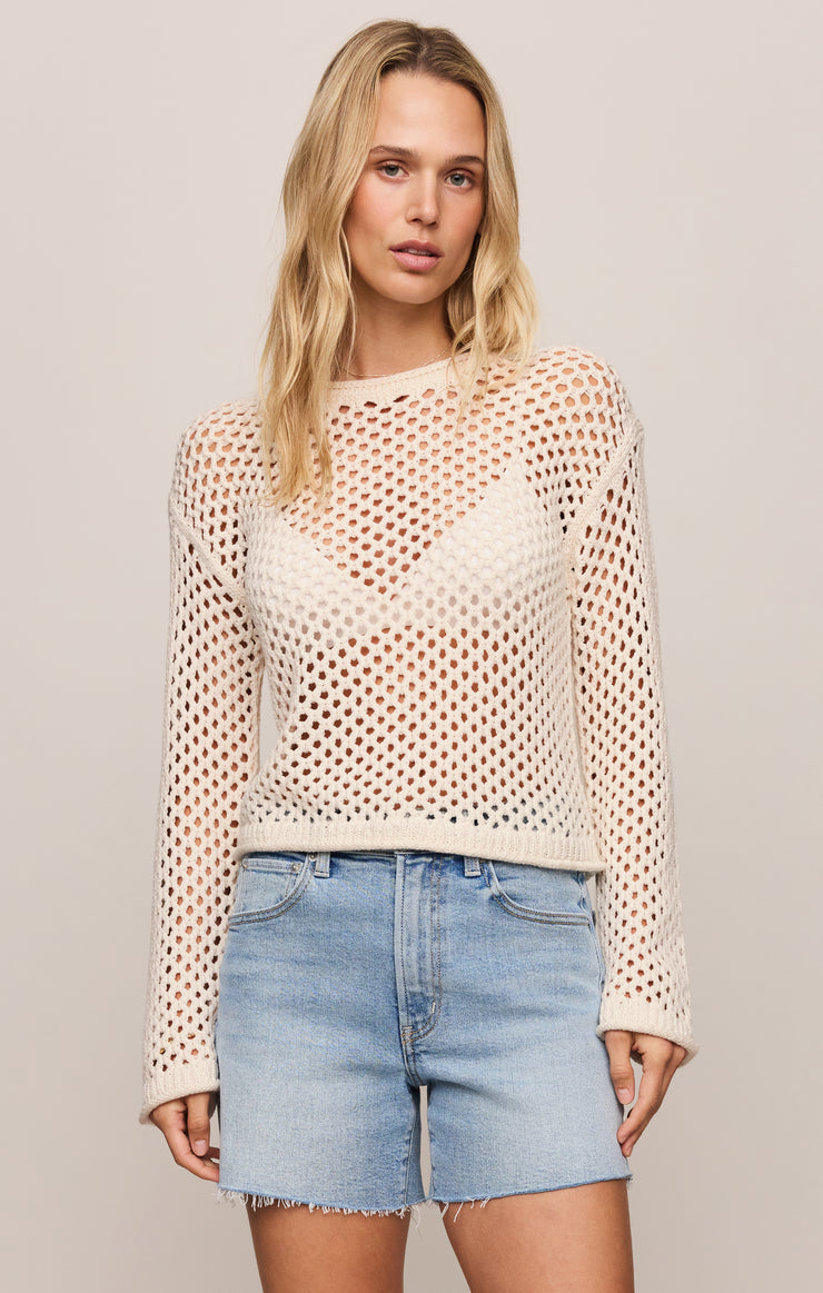 Sweaters Cala Crochet Sweater Top Natural