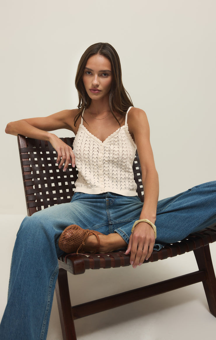 Lexa Cropped Sweater Tank