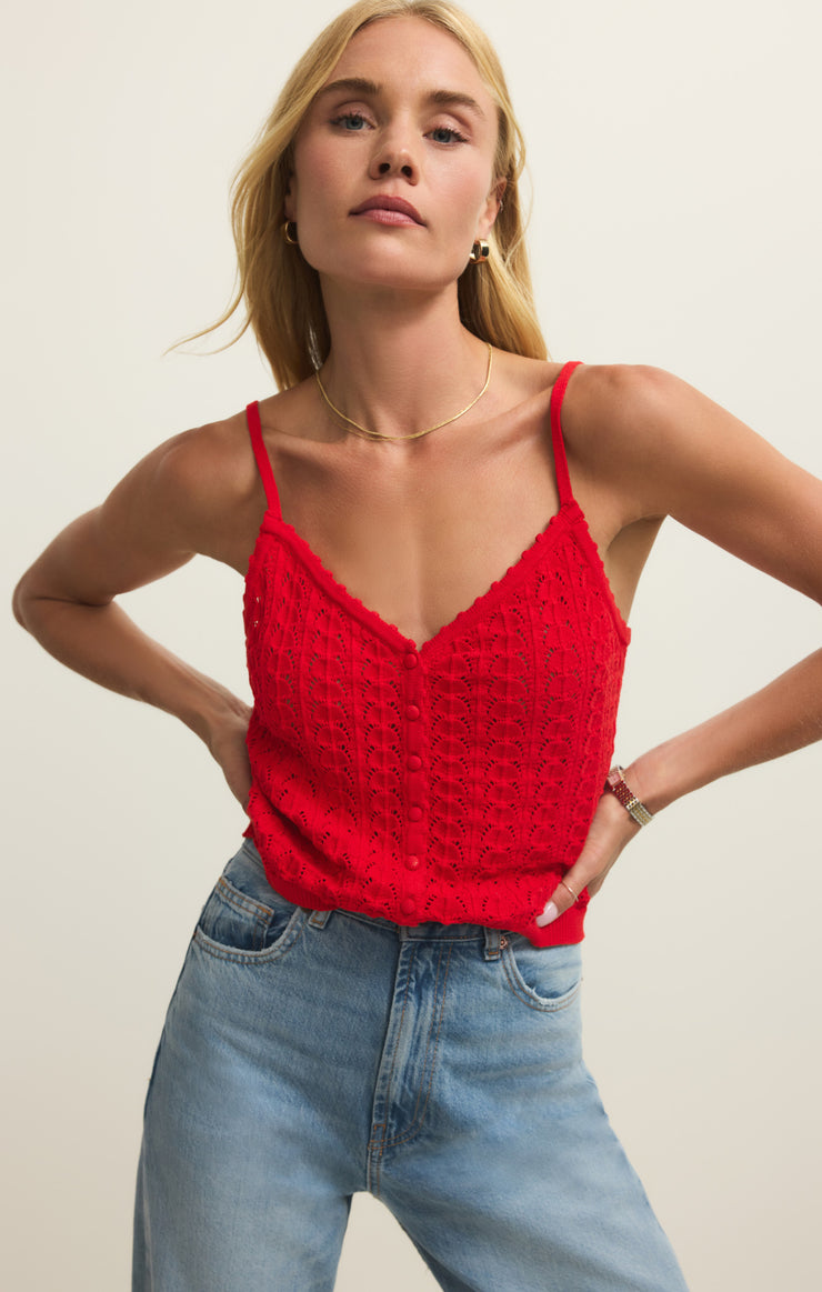 Lexa Cropped Sweater Tank