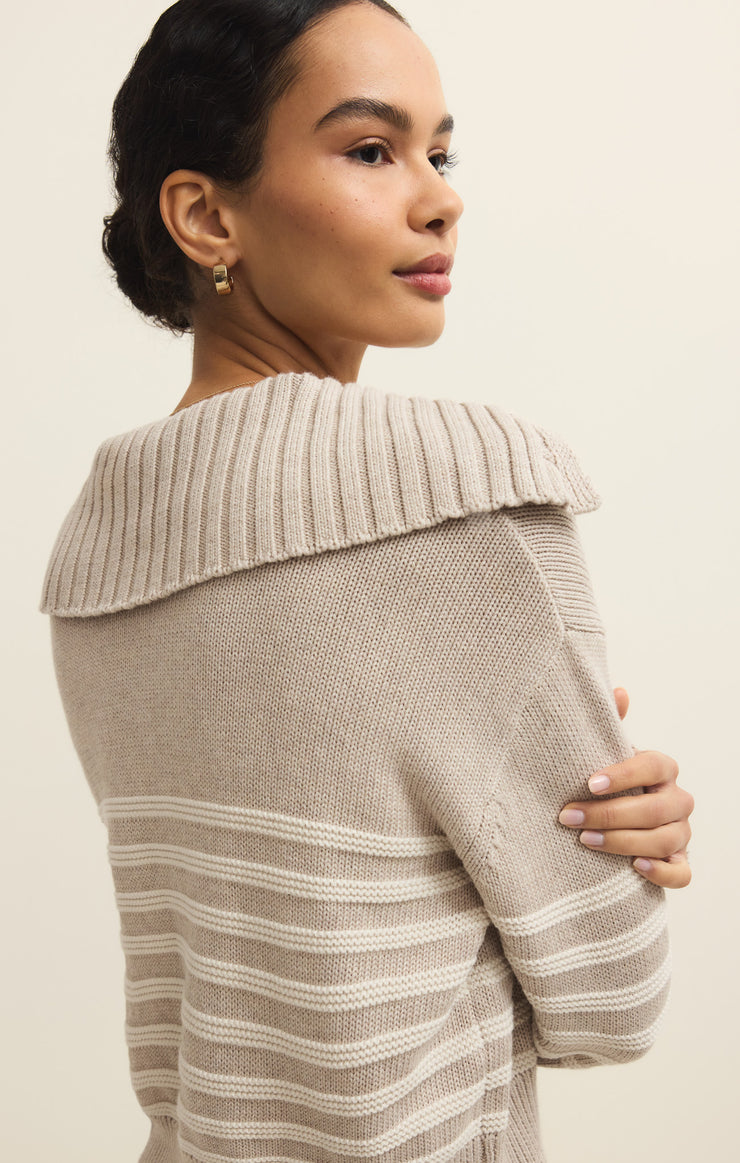 Sweaters Kovac Cropped Sweater Jacket Natural Heather
