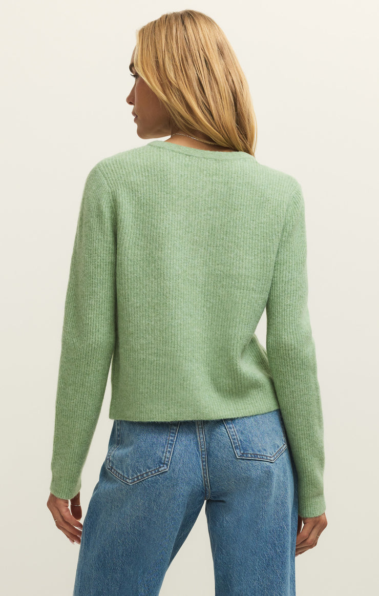Sweaters Medina Cozy Rib Cardigan Appletini