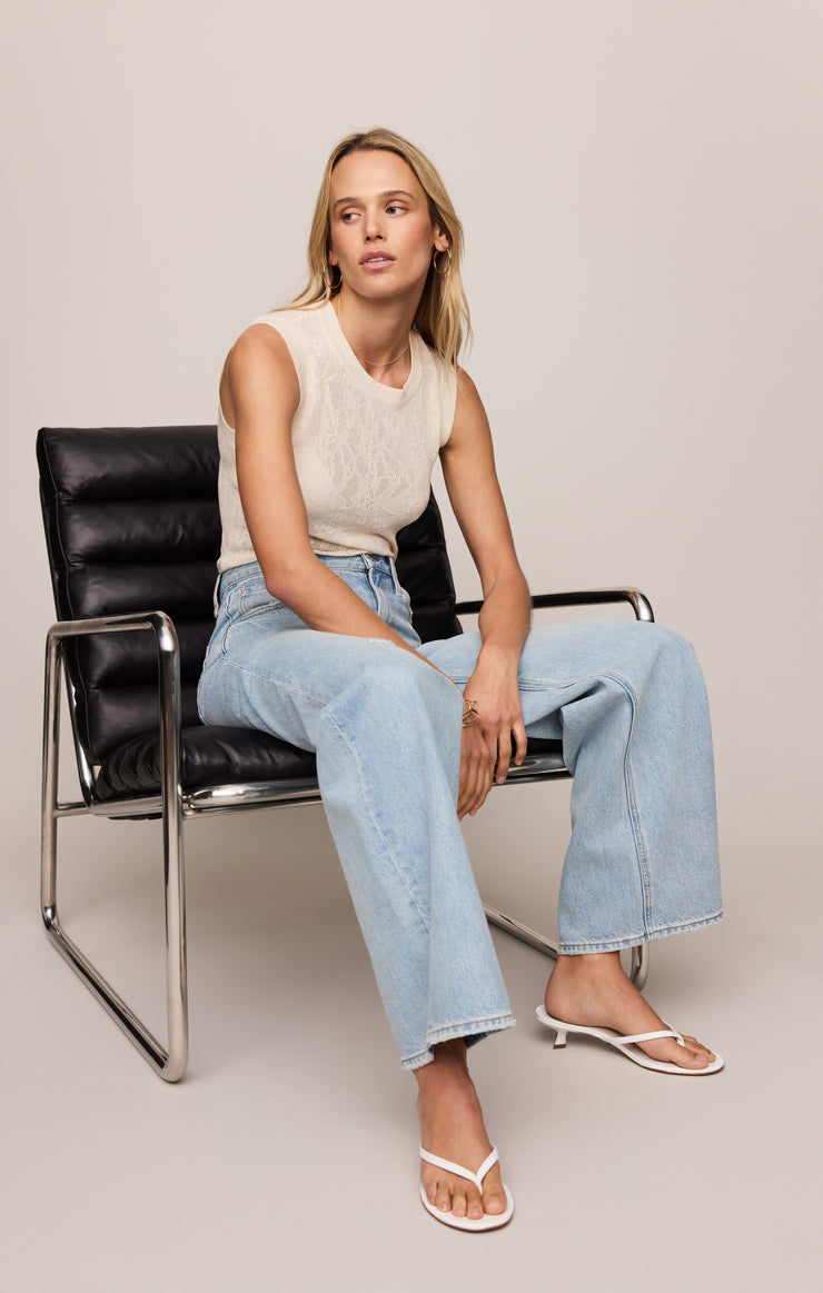 Sweaters Tibi Mesh Tank Cloud