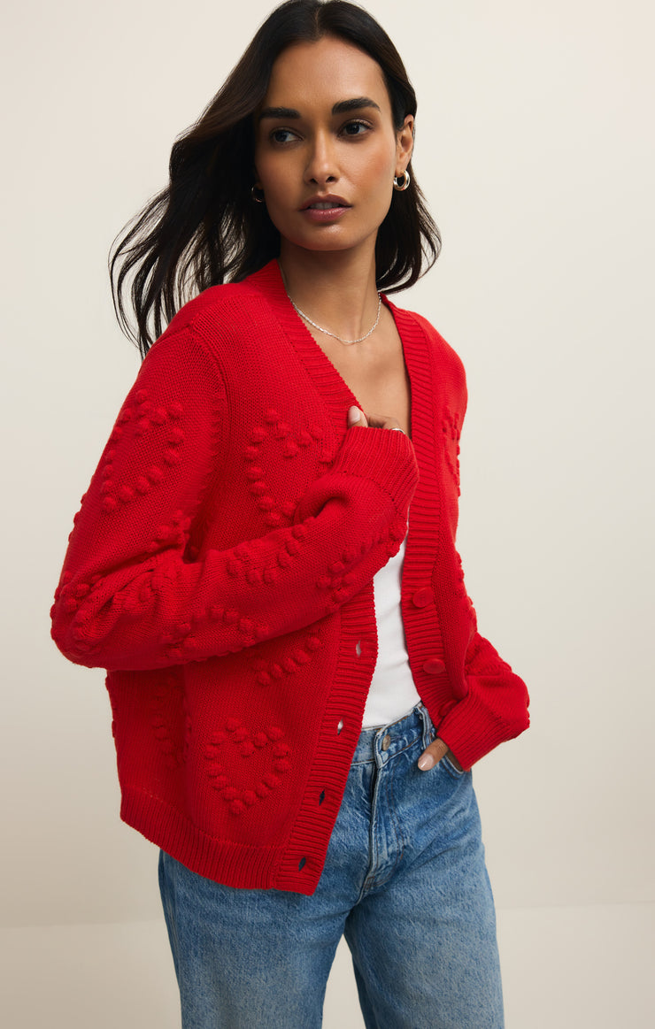 Sweaters Hearts Embroidered Cardigan Hearts Embroidered Cardigan