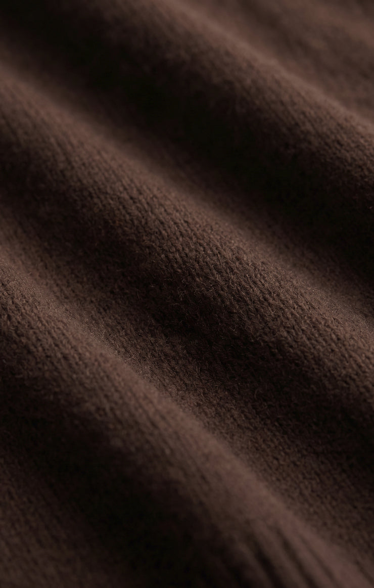 Sweaters Coming Up Cozy Sweater Dark Chocolate