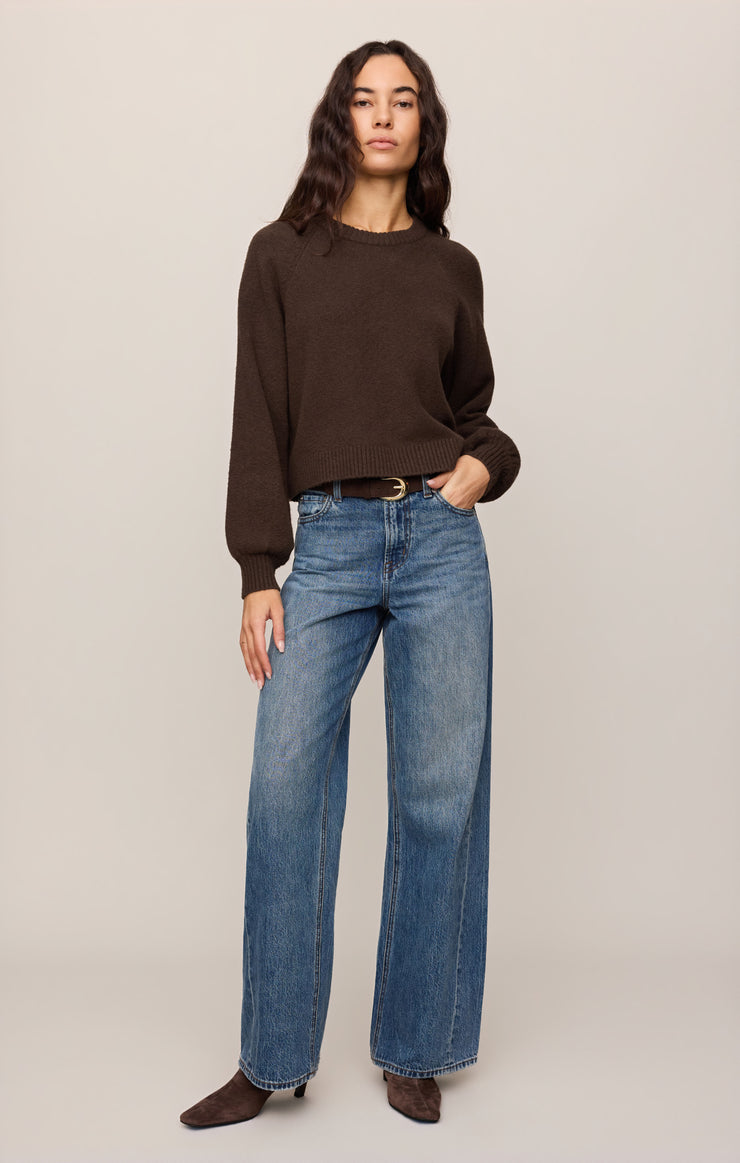 Sweaters Coming Up Cozy Sweater Dark Chocolate