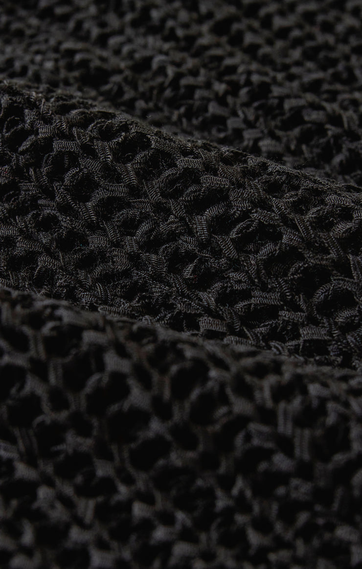 Sweaters Tate Lace Up Sweater Top Black