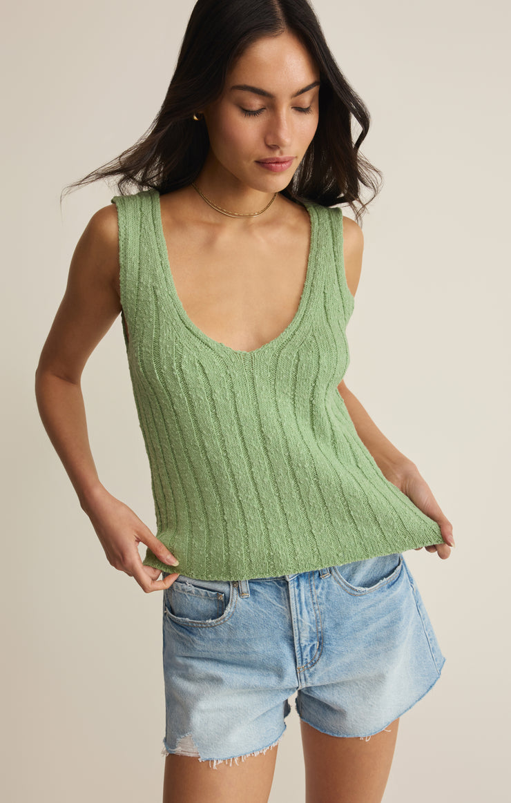 Tops Acadia Sweater Tank Sprout