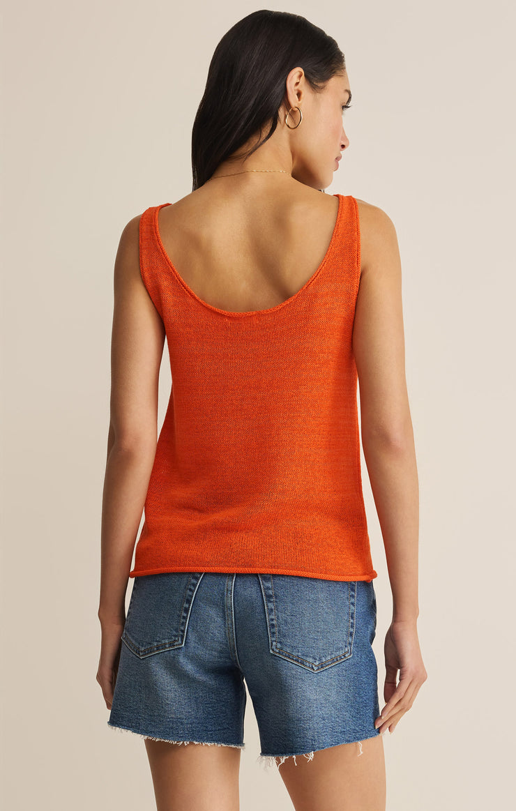 Sweaters Perch Linen Tank Tiger Lily Heather