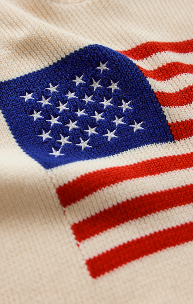 Sweaters Sleeveless Patriot Sweater Cloud