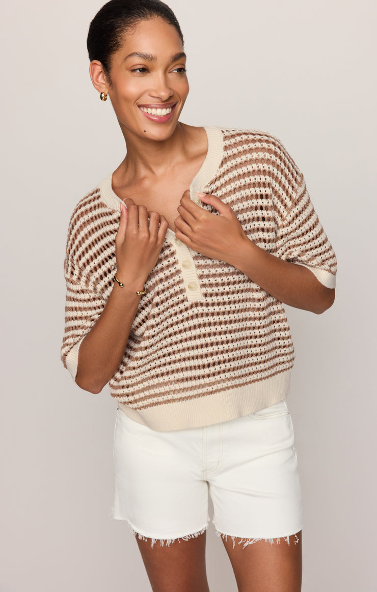 Kylo Striped Crochet Sweater – Z SUPPLY
