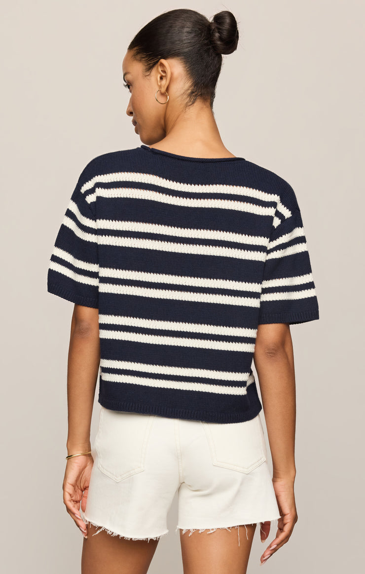 Sweaters Prado Stripe Sweater Top Eclipse