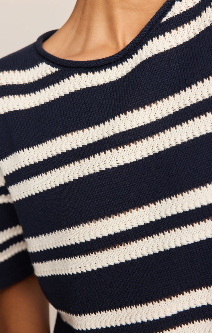 Sweaters Prado Stripe Sweater Top Eclipse