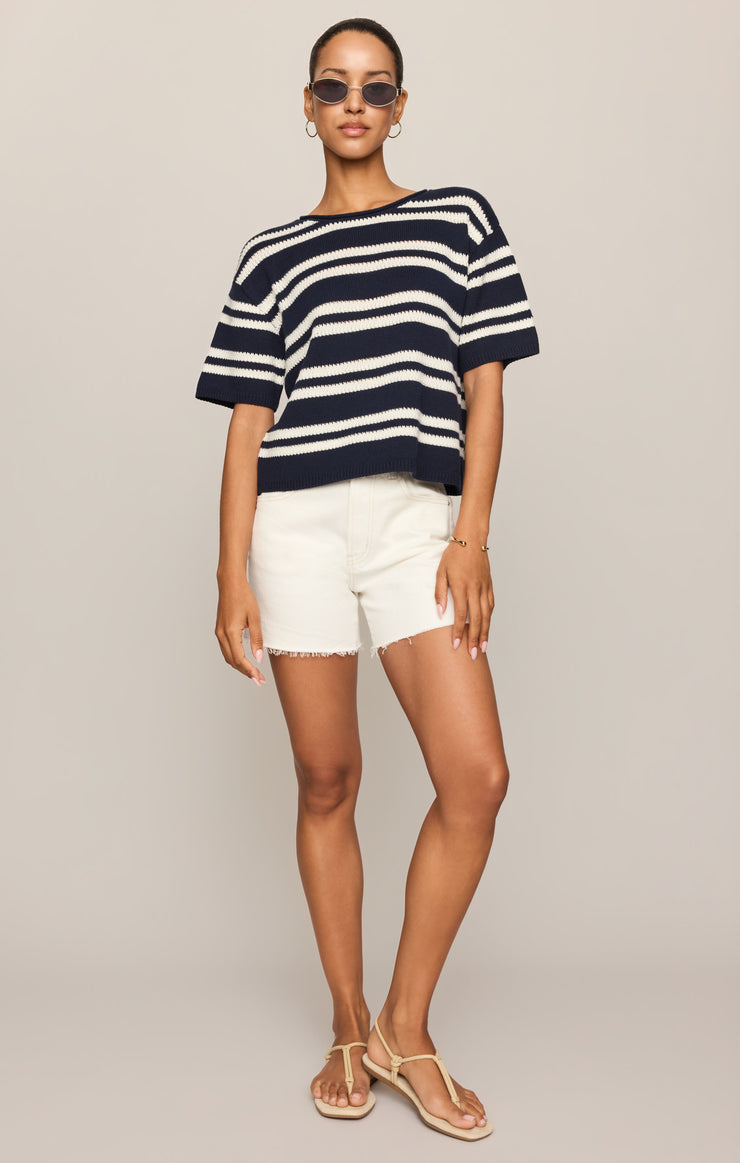 Sweaters Prado Stripe Sweater Top Eclipse