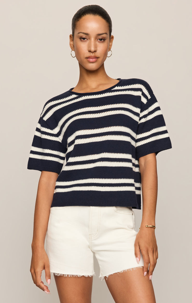 Sweaters Prado Stripe Sweater Top Eclipse