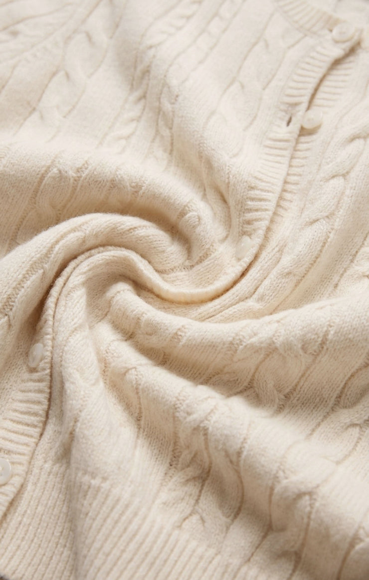 Sweaters Cera Short Sleeve Cardigan Cloud