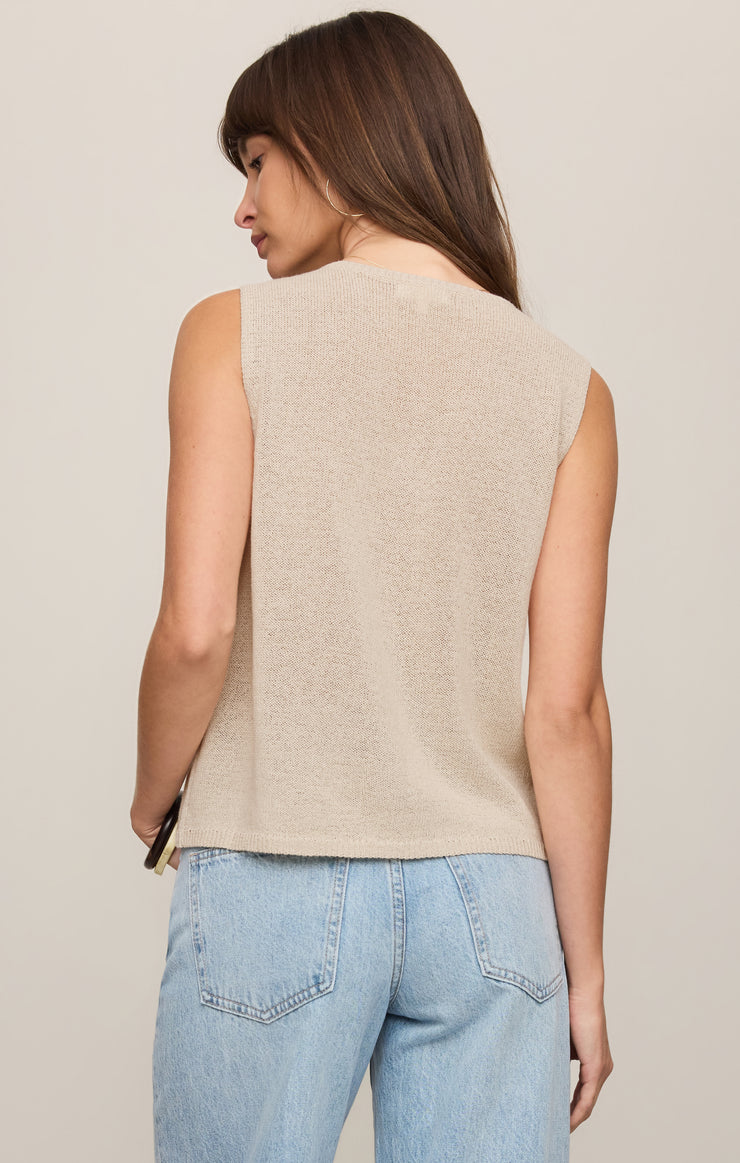 Sweaters Syd Linen Knit Vest Sandstone