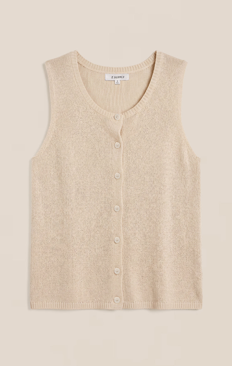 Sweaters Syd Linen Knit Tank Vest Sandstone