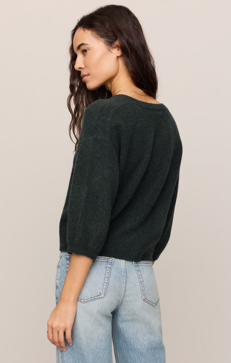 Sweaters Valor Short Sleeve Cardigan Emerald Cove