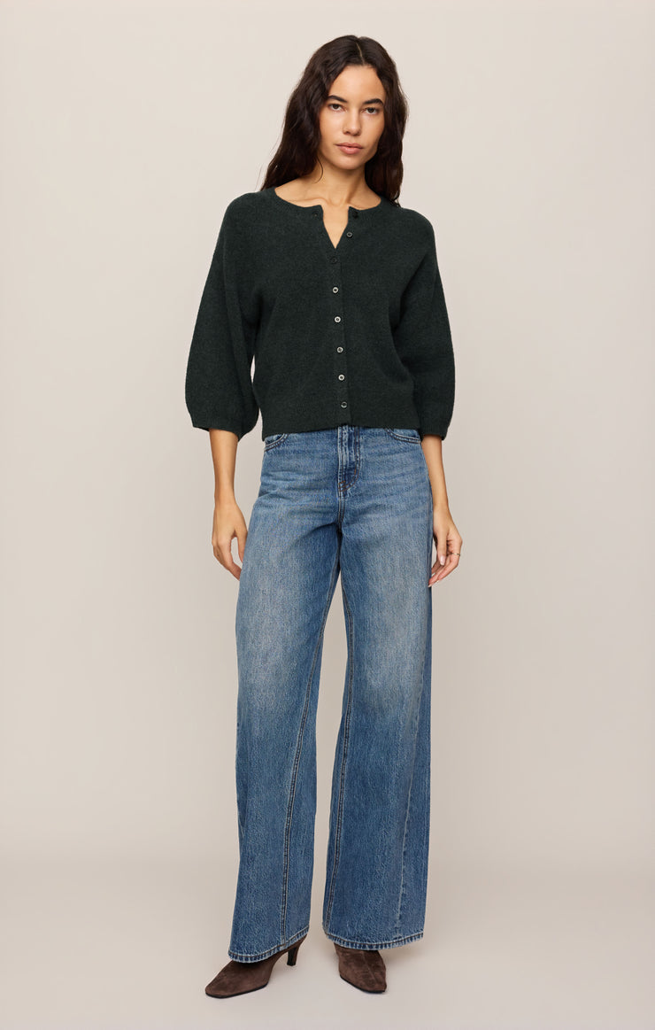 Sweaters Valor Short Sleeve Cardigan Emerald Cove