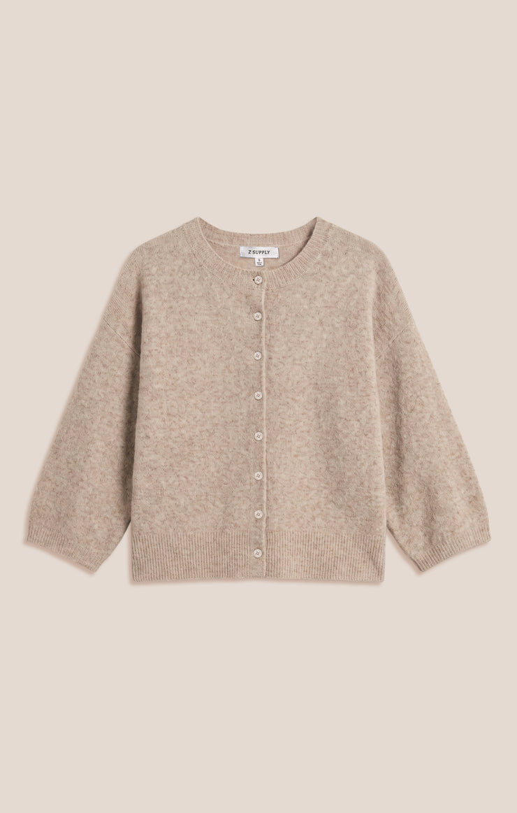 Sweaters Valor Short Sleeve Cardigan Natural Heather
