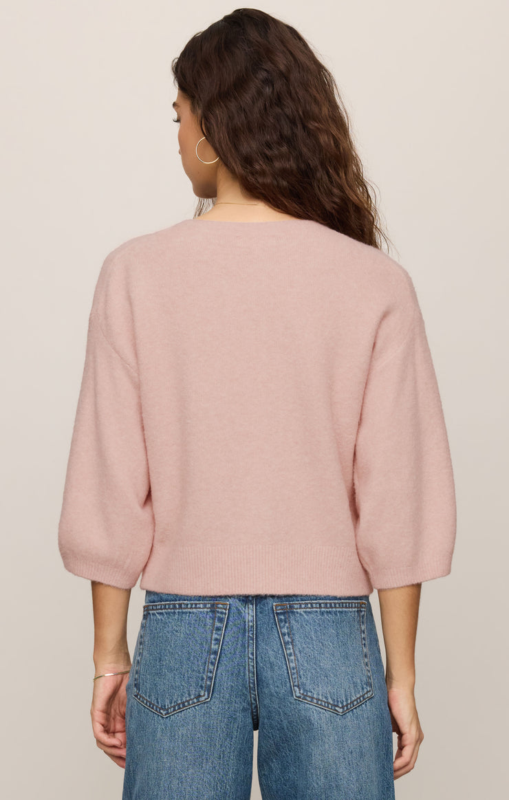 Sweaters Valor Short Sleeve Cardigan Soft Blush