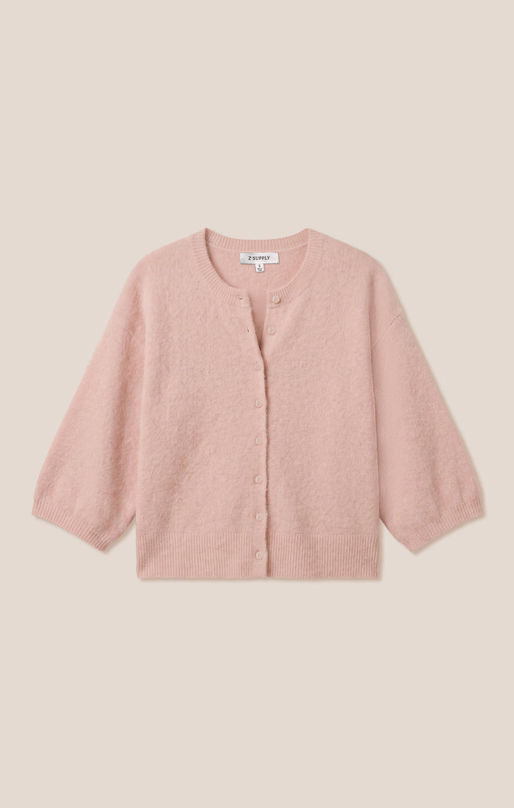 Sweaters Valor Short Sleeve Cardigan Soft Blush
