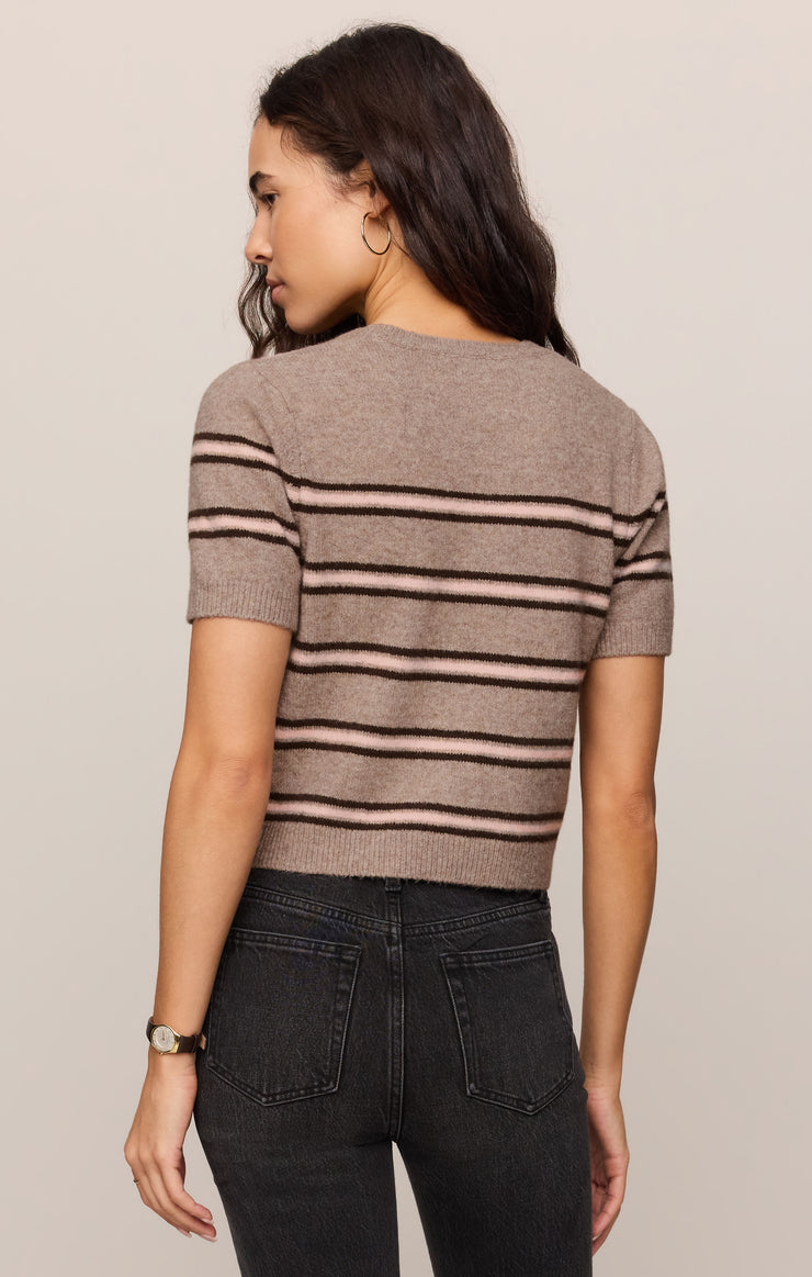 Sweaters Gatewood Stripe Sweater Tee Heather Ash