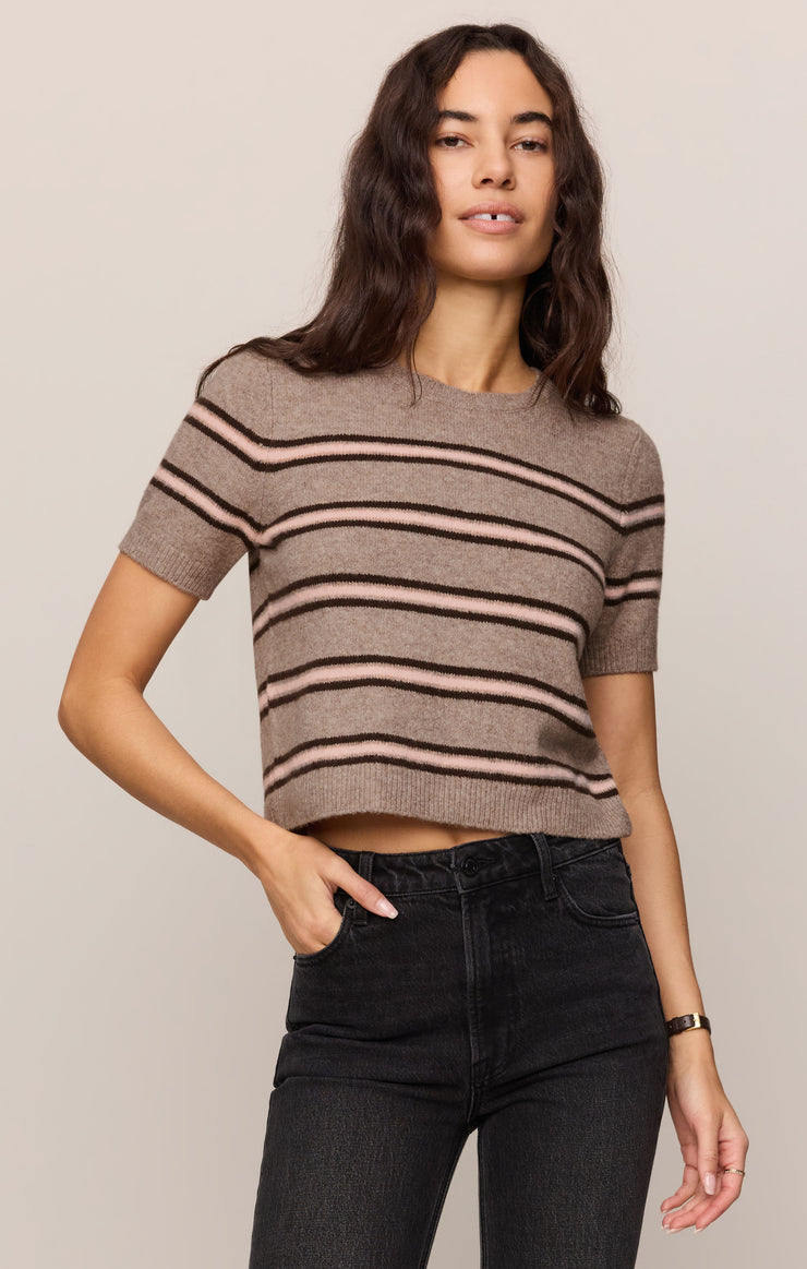 Sweaters Gatewood Stripe Sweater Tee Heather Ash