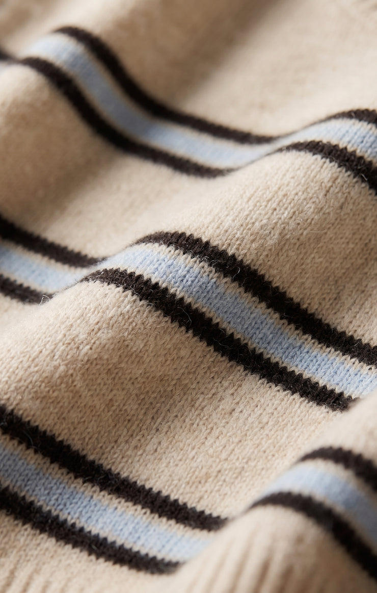 Sweaters Gatewood Stripe Sweater Tee Light Oatmeal Heather