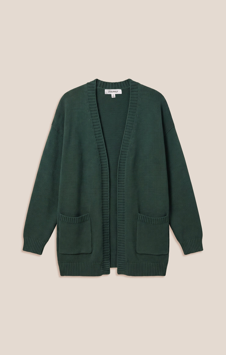 Sweaters Sanborn Open Cardigan Emerald Cove