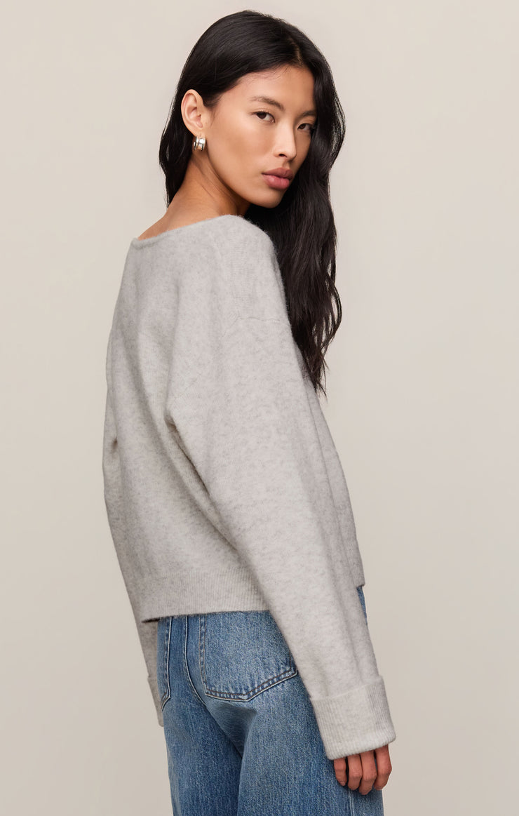 Sweaters Cerro V-Neck Sweater Feather Grey