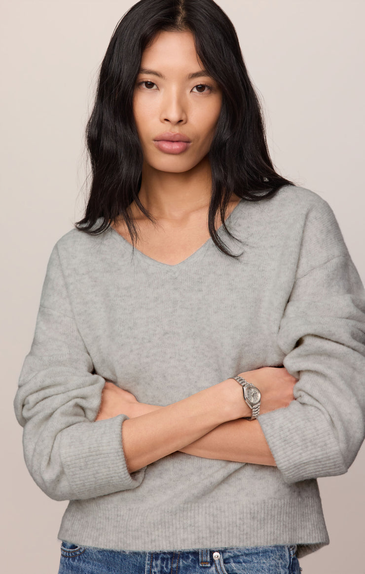 Sweaters Cerro V-Neck Sweater Feather Grey