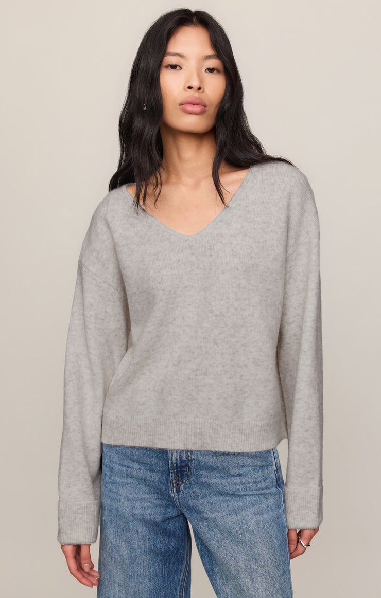Sweaters Cerro V-Neck Sweater Feather Grey