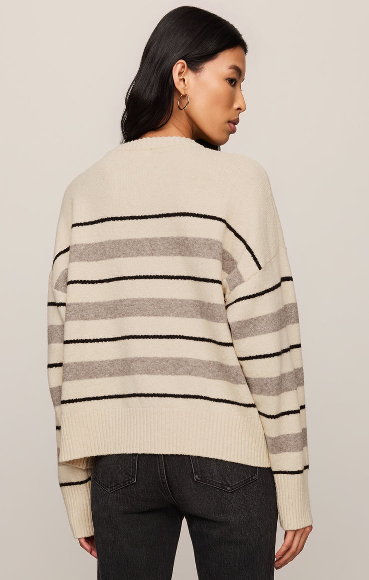 Sweaters Cirrus Stripe Sweater Chalk