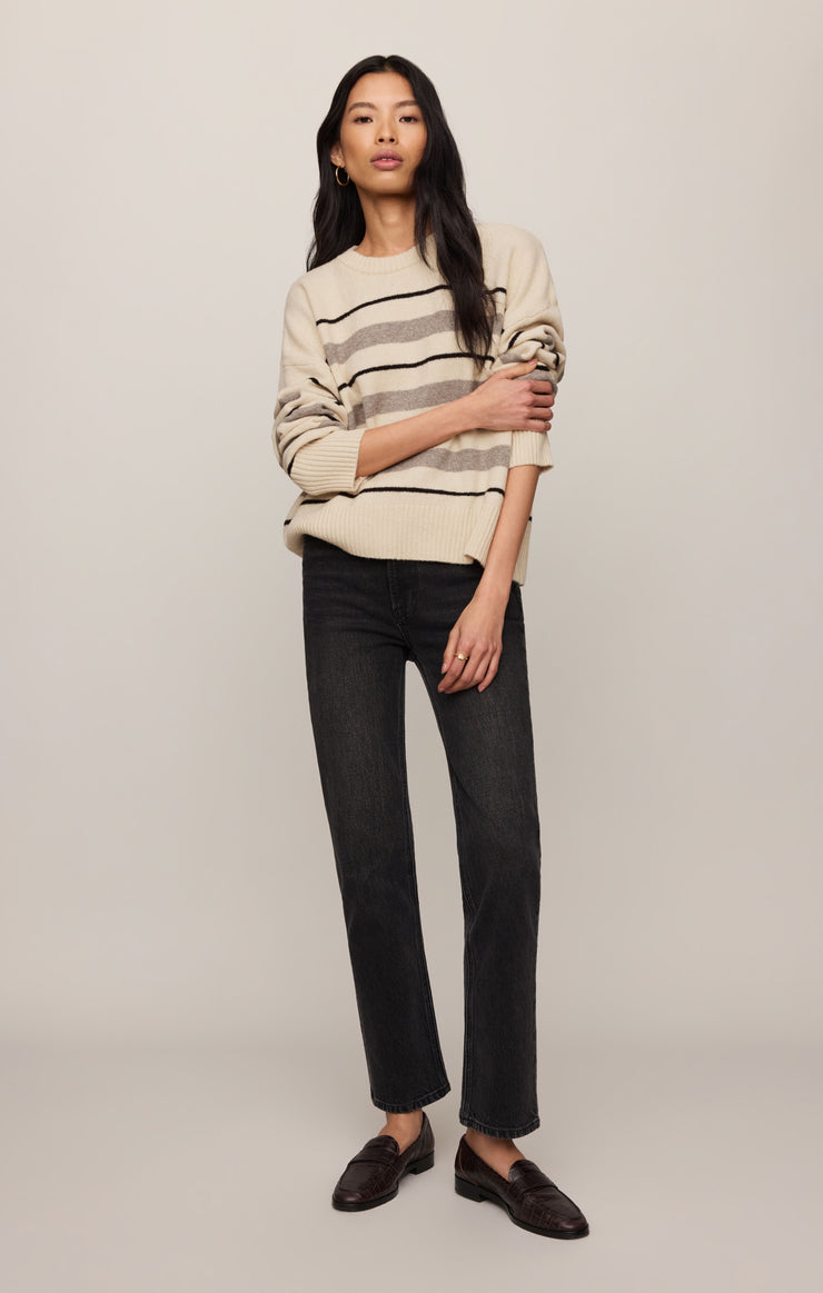 Sweaters Cirrus Stripe Sweater Chalk