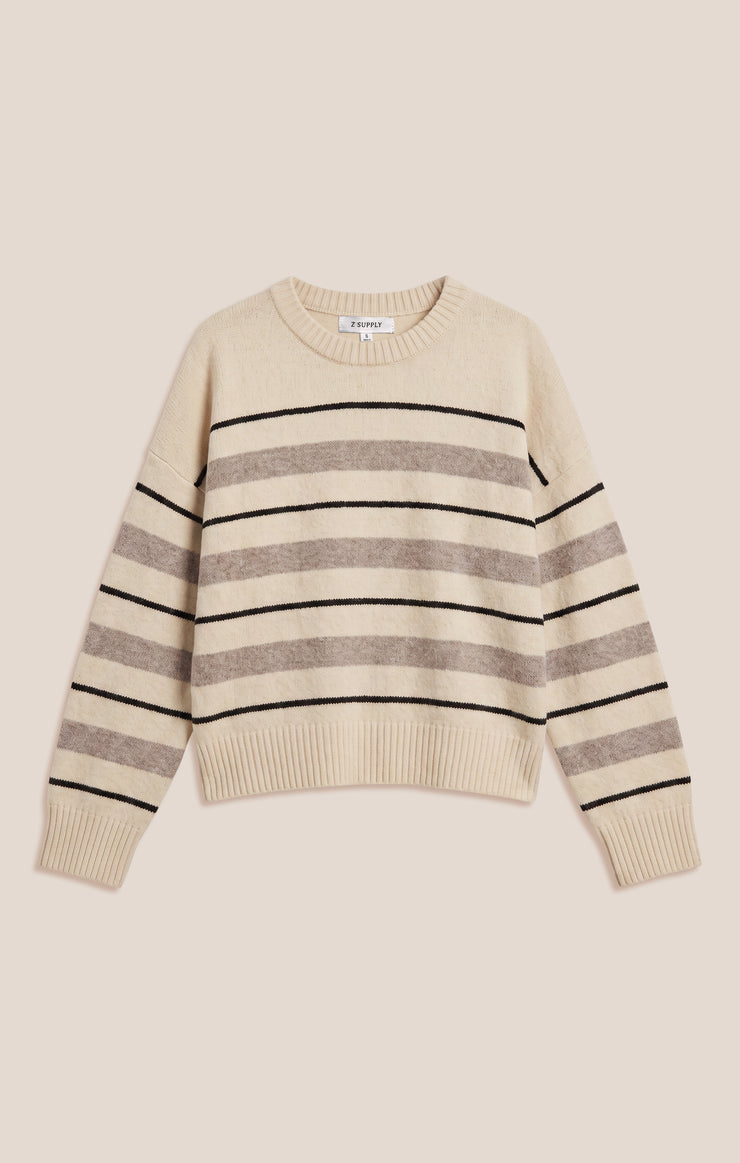 Sweaters Cirrus Stripe Sweater Chalk