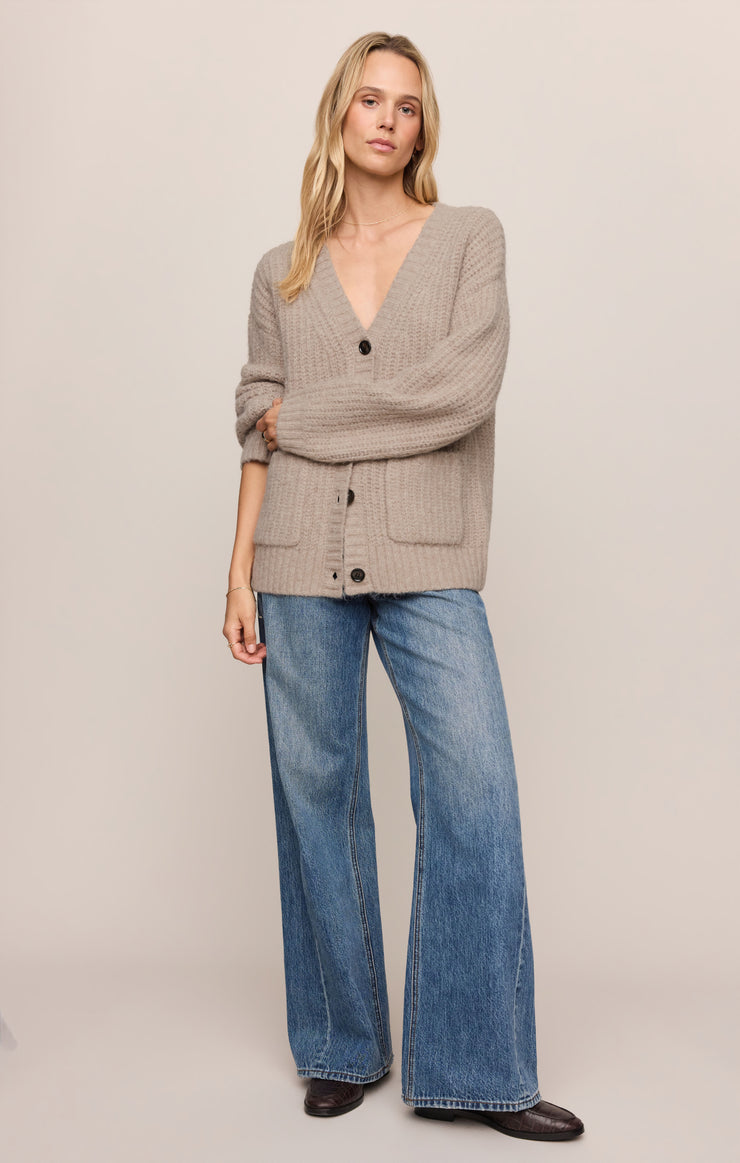 Sweaters Whitmore Oversized Cardigan Light Khaki