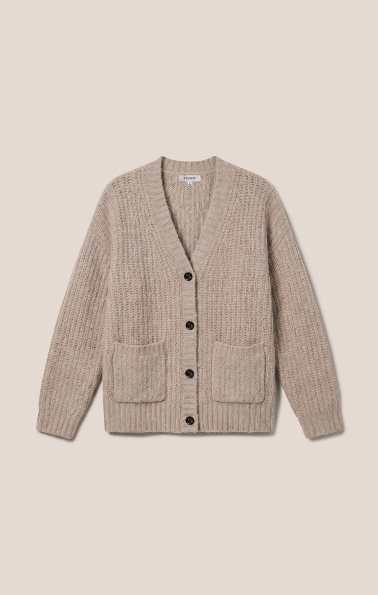 Sweaters Whitmore Oversized Cardigan Light Khaki