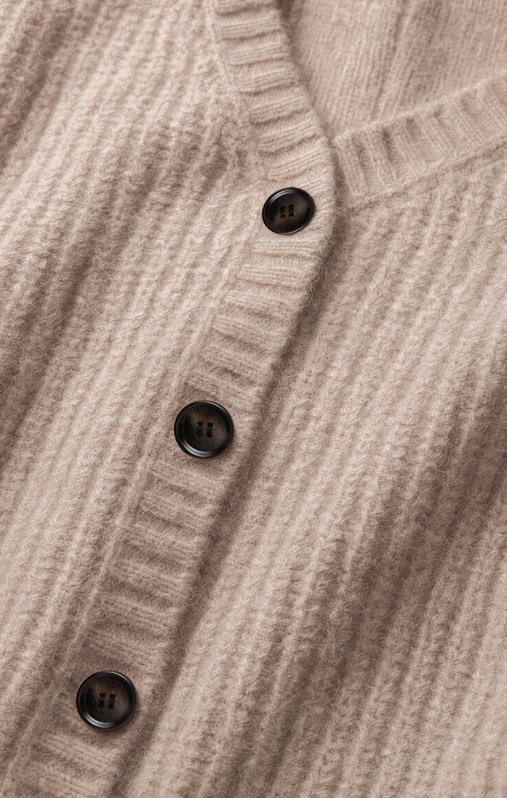 Sweaters Whitmore Oversized Cardigan Light Khaki