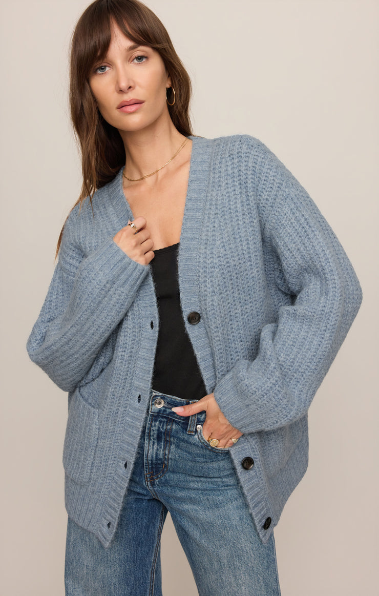 Sweaters Whitmore Oversized Cardigan Mineral Blue