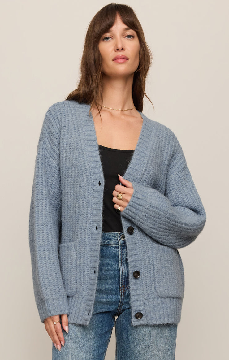 Sweaters Whitmore Oversized Cardigan Mineral Blue