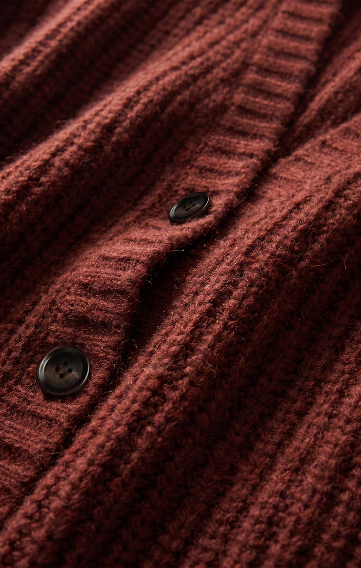 Sweaters Whitmore Oversized Cardigan Velvet Rouge