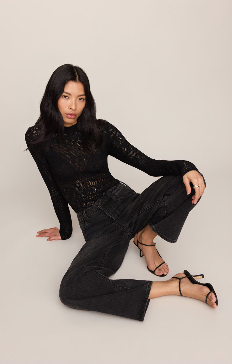 Sweaters Avery Sweater Top Black