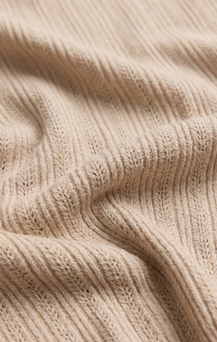 Sweaters Landa Pointelle Top Natural
