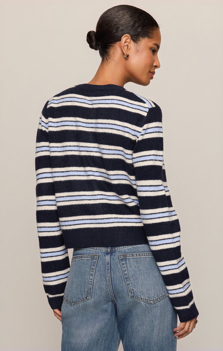 Medina Cozy Stripe Cardigan